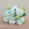 装飾的な花の結婚式の装飾人工ローズブーケ韓国スタイルの花嫁シミュレーションフラワープラントベッドルームバルコニーデコレーションフィリバラ