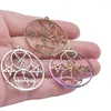 Hanger Kettingen 5 stks Satan Pentagram Lucifer's Charme Voor Sieraden Maken Rvs Retro Dier DIY Ketting Handgemaakte Accessoires