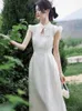 Casual Dresses Coigarssam Summer Vintage Elegant Sweet Pink Halter Dress Women Sleeveless Party Vestidos Fairy Clothes