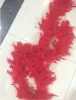 Pink Chandelle Feather Boa 200cmpcs Wrap Burlesque Can Can Saloon Sexig kostymtillbehör Turkiet Marabou Feather Boa Många färger tillgängliga ZZ