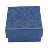 Jewelry Pouches Solid Color Scallop Gift Boxes Bracelet Necklace Ring Earring Paper Bag Box Pattern