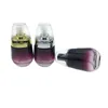 30ml/1ozローズガラス化粧品ジャートラベルボトルエッセンスシャンプープレスポンプ空の化粧品コンテナpuxmrのためのディスペンサー