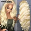Hair Wigs 613 Honey Blonde Body Wave Lace Front Wig Pre Plucked with Baby Hair Brazilian Wigs Human 231122