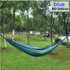 Camp Furniture High Quality Portable Outdoor Hammock Sports Travel Camping Swing Canvas Stripe Hang Bed