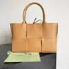 Large Designer Bag 36.5CM Luxury Large Tote Bag 10A Mirror quality Large Shopping Bag Lambskin Shoulder Bag Women Top Handle Bag With Box B100V