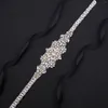 Bröllopssashes Nzuk Handmadel Bridesmaid Sash Diamond Crystal Dress Belt Rhinestone Bridal For Party