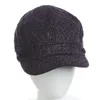 男女のためのベレー帽の高品質のsboyキャップニットウールキャップ秋のファッションユニセックス八角形の帽子の帽子を編む