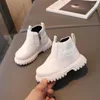 Stiefel CAPSELLA KIDS Winter Jungen Mode Leder Mädchen Knöchel Kurze Kinder Rutschfeste Weiche Sohle Schuhe Kleinkinder