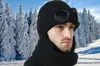 Aviator-brillen Eendelige gebreide muts met sjaalmouwenset Dames Heren Unisex Dikker dubbele lagen Winter gewatteerde warme schedelhoed Cap-halssjaalset