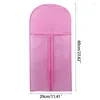 Storage Boxes Hair Extensions Bag Hangers Bags With Hanger Non-Woven Transparent For Wig Use