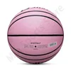 Bollar smält storlek 5 6 7 Basketbollar Pink Blue Pu Indoor Outdoor Standard för Women Youth Man Officiell träning Match 231122