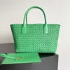 10A Espejo Calidad Diseñador 40 CM Tote grande Hombro Piel de cordero Compras Mujer Bolso con asa superior con caja B104V