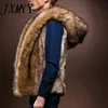 Men's Fur Faux Fur Fashion Winter Men Males Fur Vest Hoodie Hooded Thick Fur Warm Waistcoats Sleeveless Coat Outerwear Jackets Plus Size S-3XL 231122