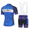 2022チームコロンビアブループロサイクリングジャージー19DジェルバイクショーツスーツMTB ROPA CICLISMO MENS SUMMER BICYCLING MAILLOT CULOTTE COLODI3456