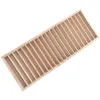 Jewelry Pouches For Creative Multi-grid Headband Box Wooden Storage Rack Display Store Counter