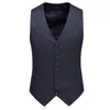 Men's Suits Brand Three Piece Men Latest Fashion For Slim Fit Man Wedding Suit Gray Jacket Pants Vest