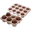 Bakningsformar 6/12 kopp non stick cannele Bordelais räfflade mögelkakor med muffin muffin mögel bakning bricka hem kök kock kock kock verktyg 230421