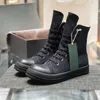 Homens de tela de tela de bota de bota de bota de tênis de top de melhor botas de couro preto bootas de tornozelo plataforma de designer calcanhar sapatos causais masculino