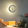 Wall Lamp Modern Single Indoor El Interior Bedroom Children Cornnr Room Glass Light LED Fancy For Living Creative