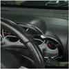 Autres accessoires d'intérieur Décoration de tableau de bord de contrôle central de voiture ABS ER Chrome pour Jeep Wrangler JK 2007-2010 Drop Delivery Mobi Dhvue