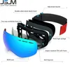 Skidglasögon JSJM Mens dubbla lager Anti dimma stora UV400 Winter Board 231122