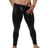 Männer Hosen Männer Sexy PU Leder Legging Hosen Dünne Faux Lange Hose Enge Erotische Versuchung Hosen Casual Slim Clubwear Leggings