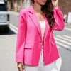 Costumes pour femmes 2023 automne hiver femmes Blazers mode Double boutonnage tenue de bureau Blazer manteau Vintage à manches longues poches vêtements d'extérieur pour femmes