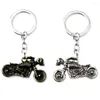 Keychains PUBG Motorcykelform Pendant Keychain för män Vintage Skull Motorcykel Key Ring Finder Bag bildekor Punk Gothic Jewelry