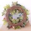 Decorative Flowers 35cm Artificial Wreath Party Garland Craft Festival Indoor Outdoor For Front Door Fake Peony Wedding Home Decor Farmhouse