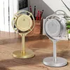 Mikrofonlar Vintage Style Mikrofon Simülasyonu Klasik Retro Dinamik Vokal Mic Universal Stand Canlı Performans Sing Gold