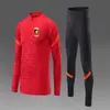 Glentoran F C men's football Tracksuits outdoor running training suit Autumn and Winter Kids Soccer Home kits Customized log324o