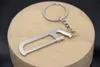 Mini Simulatie Tool Sleutelhanger Creatieve Zinklegering Hamer Schaar Sleutelhanger Leuke Metalen Moersleutel Auto Sleutelhanger voor Mannen Sleutelhanger Gift