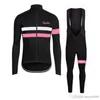 RAPHA équipe cyclisme manches longues jersey bavoir pantalons ensembles hommes printemps automne costume de sport en plein air confortable respirant Y21031206297I