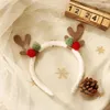 Hair Accessories Sweet Simple Elk Girls Children Gift Wear Women Band Christmas Antler Hoop