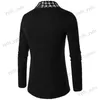 Herrtröjor Nya Autumn Winter Classic Cuff Knit Cardigan Men's Sweaters Högkvalitativa män Stickade rockar Male Knitwears T231122