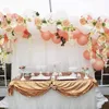 Flores decorativas artificial peônia rosa guirlanda rosa floral videiras para festa de casamento mesa corredor decoração casa manto decoração