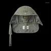 Duffelväskor Maden Retro N1 Deck Men's Military Canvas Messenger Crossbody Chest Midjepåse Armégröna hattar axelbälte