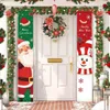 Christmas Decorations Christmas Snowman Door Curtain Banner Merry Christmas Decorations For Home Navidad Kerst Natal Noel Xmas Decor Year 231122