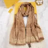 2021 Mode Bandana Luxus Buchstaben Drucken Schals Frau Marke Kaschmir und Seidenschals für Frauen 8 Farben Große Größe Schal Hijab High Qu QJQH