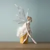 クリスマスの装飾VILEAD RESIN BALLET DANCER FIGRINE CREATINE ANGEL MINIATURE FAIRY GARDAN STATUEモデルガールルーム装飾アクセサリーインテリア231121