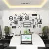 Wall Stickers Large Office Teamwork Success Hard Work Sticker Dream Team Inspirational Motivational Quote Geek Decal Decor340O