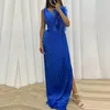 Ethnic Clothing African Dresses For Women Elegant Dashiki Summer Autumn Pleated Maxi Dress Ladies Traditional Fairy Dreaes Africa