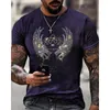 T-shirt da uomo Moda Abbigliamento da uomo T-shirt oversize di alta qualità Y2k Crown Strass Designer Top manica corta Fitness Casual Street