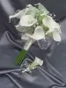 Свадебные цветы Белая Калла Лилия Искусственный букет невесты Mariage Ramo De Novia Flower ZZ
