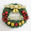 Decorative Flowers 1PC Fashionable Christmas Wreath Festival Party Decoration Flower Ring Beautiful Garland #A