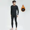 Andere sportartikelen Ski Sneldrogende kleding voor heren S Uitrusting Warm ondergoed Strakke broeken Sportkleding Hardlooppak Pluche binnenvoering Winter 231122