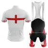 2022 England Cycling Jersey Set Summer Mountain Bike Clothing Pro Rowery Jersey Sportswear Suit Maillot Ropa Ciclismo271a