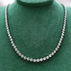 diamond tennis necklace real