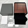 Uhrenboxen Factory Outlet Braun mit originalem hölzernem JB-Box-Etui-Booklet und Crad Custom Watches-Geschenk