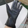 sheepskin gloves and wool touch screen rabbit skin cold resistant warm